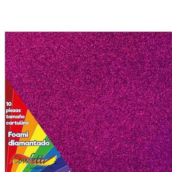 FOAMY DIAMANTADO 55X43CM. FIUSHA E.10 C.300